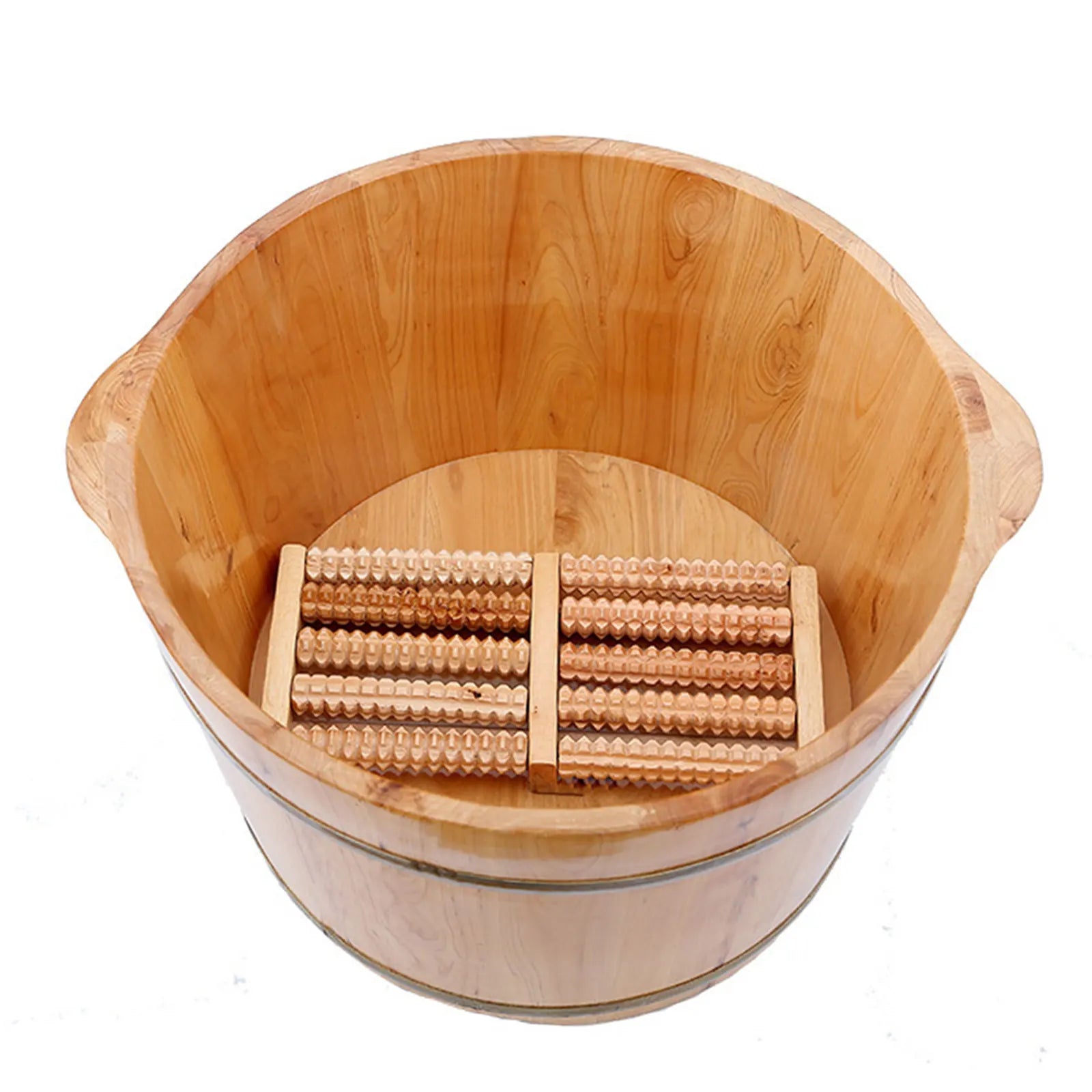Cedar Wood Foot Bath Tub Set