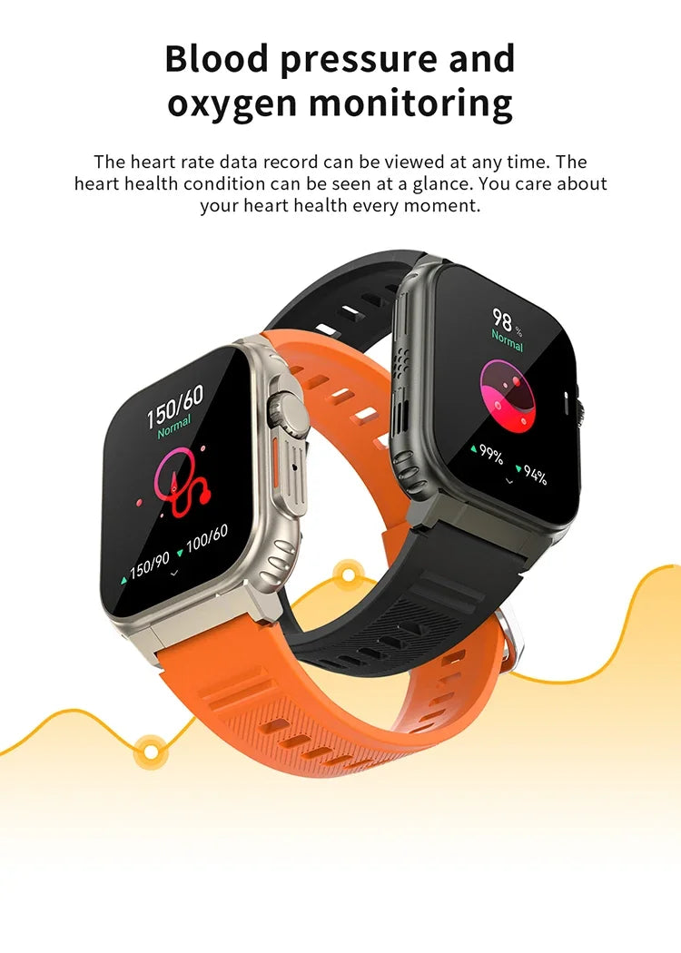 A70 Smart Watch 1.96" Bluetooth Call, Music