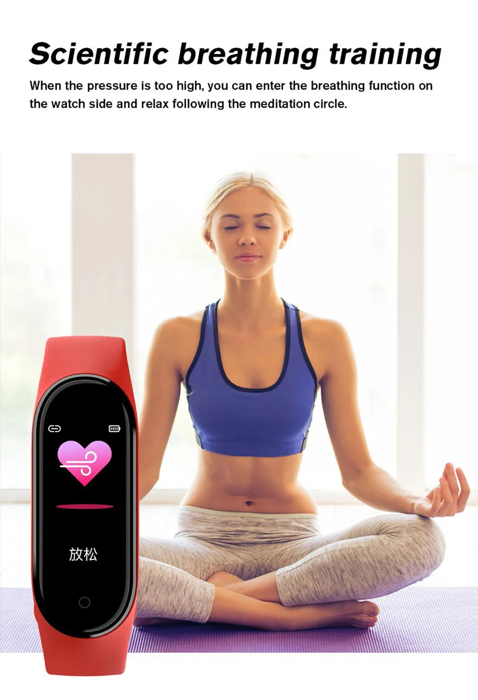 M6 Fitness Smartwatch for Men & Women