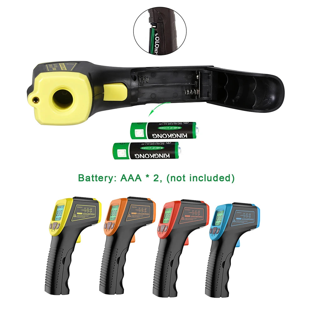 Digital Infrared Thermometer Contactless IR Laser Pyrometer
