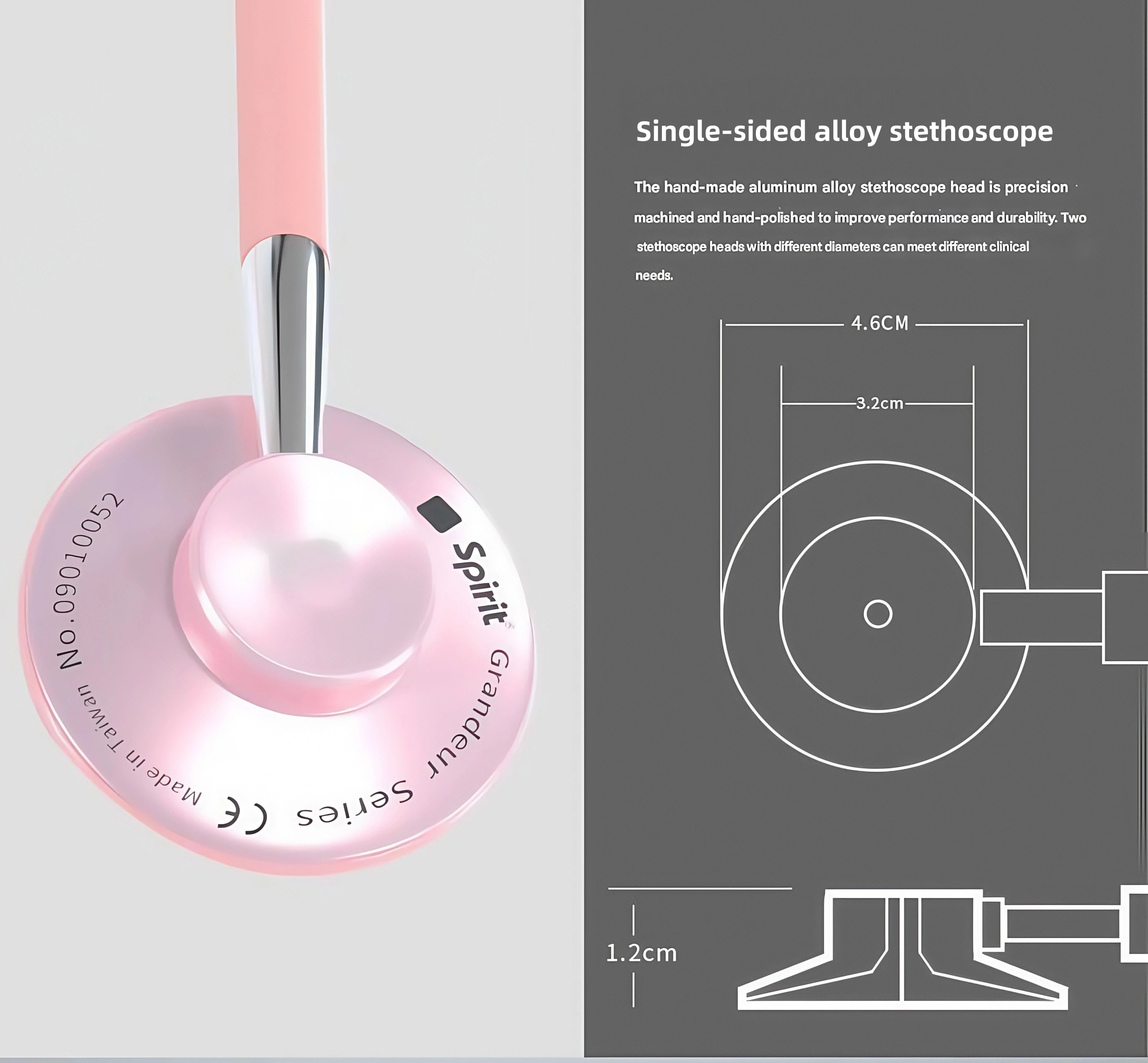 Spirit 503 Professional Single-Head Stethoscope