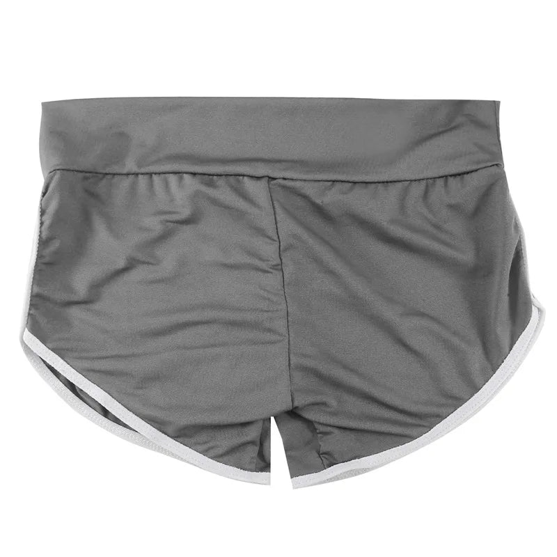 Women's Summer Gym Shorts – Low Waist Stretchy Fitness & Yoga Shorts