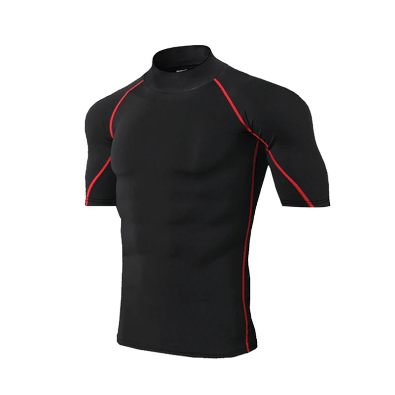 Men's Compression Workout T-Shirt – Short Sleeve Quick Dry Gym Top