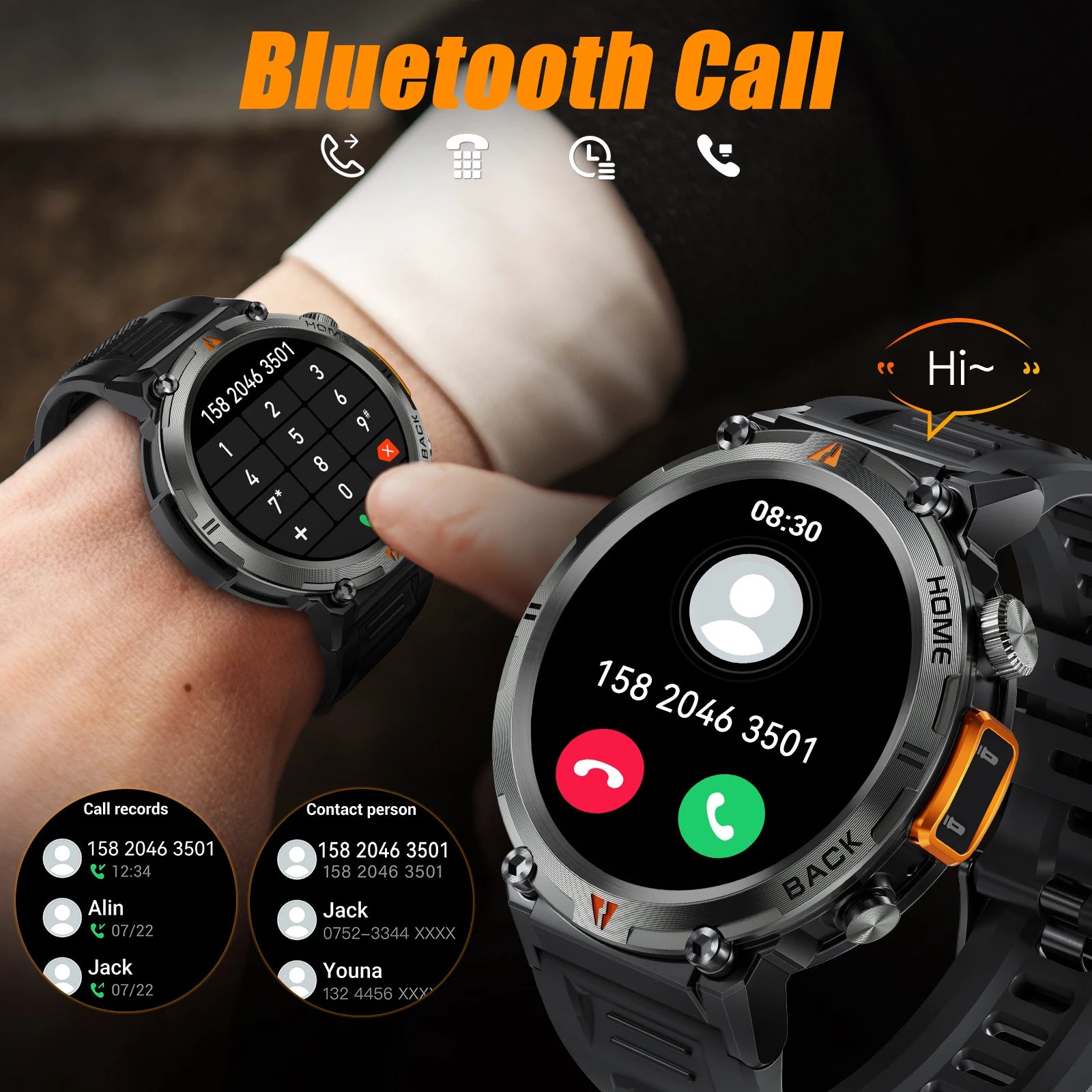 EIGIIS KE3 2024 Bluetooth Call Smartwatch