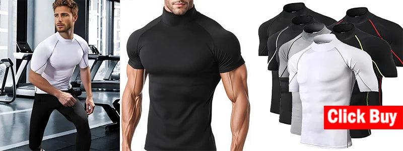 Men’s Quick-Dry Long Sleeve Compression Shirt