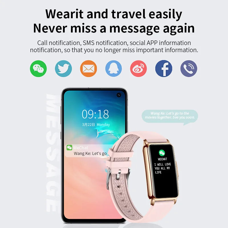Smart Waterproof Fitness Tracker Watch